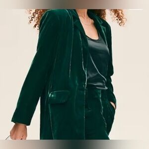 Old Navy Green Velvet Women's Blazer 3XL